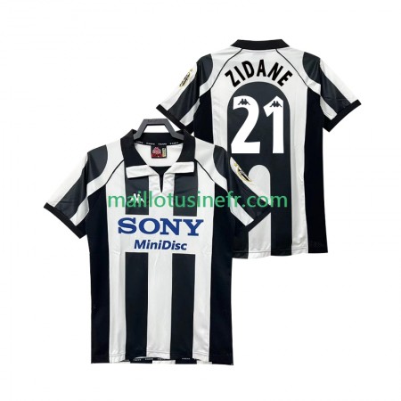 Maillot de Foot Juventus ZIDANE 21 Domicile Retro 1997 1998 Maillot de Foot Juventus ZIDANE 21 Domicile Retro 1997 1998